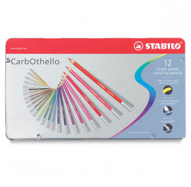Σετ Μολύβια Παστέλ Carbothello 12τεμ Stabilo