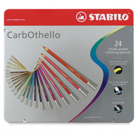 Σετ Μολύβια Παστέλ Carbothello 24τεμ Stabilo