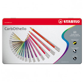 Σετ Μολύβια Παστέλ Carbothello 60τεμ Stabilo