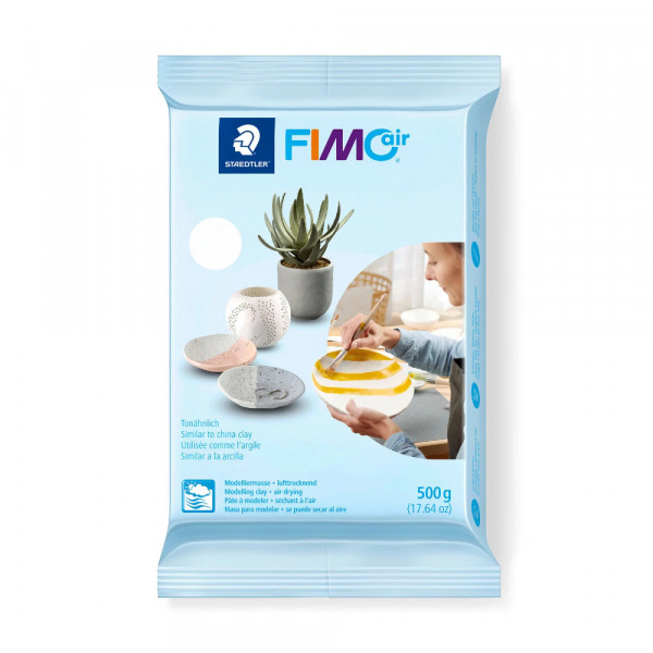 Πηλός White 500gr Basic Fimo