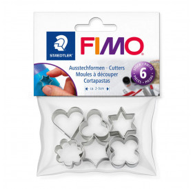 Κουπάτ Μεταλλικά 2-3cm 6τεμ Fimo Κουπάτ Μεταλλικά 2-3cm 6τεμ Fimo
