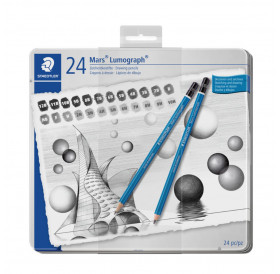 Μολύβια Σχεδίου Mars Lumograph 24pcs Staedtler Μολύβια Σχεδίου Mars Lumograph 24pcs Staedtler
