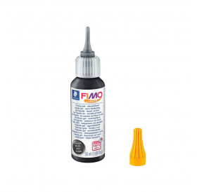 Liquid Deco Gel 50ml Black Fimo