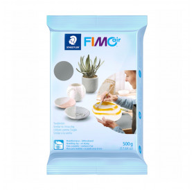 Πηλός Gray 500gr Basic Fimo