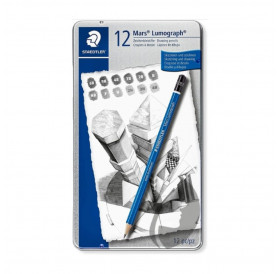 Μολύβια Σχεδίου Mars Lumograph 12pc Staedtler Μολύβια Σχεδίου Mars Lumograph 12pc Staedtler