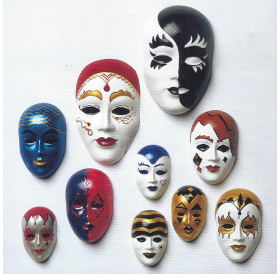 Καλούπι Venetian Mini Masks 10τμχ - Glorex