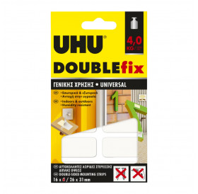 DOUBLEfix Αυτοκόλλητα Διπλής Όψης 16τεμ UHU