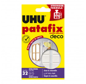 Patafix Homedeco Λευκό ΜΑΧ 32τεμ 2Kg UHU