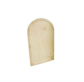 Ξύλο Λεύκας 23x44cm 2,6cm Ημιστρόγγυλο Σκαφτό