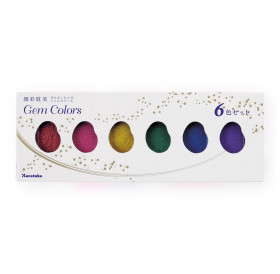 Σετ Ακουαρέλας Gansai Tambi Gem Colours 6τεμ Kuretake Σετ Ακουαρέλας Gansai Tambi Gem Colours 6τεμ Kuretake