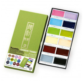 Σετ Ακουαρέλας Gansai Tambi New Colours 12τεμ Kuretake Σετ Ακουαρέλας Gansai Tambi New Colours 12τεμ Kuretake