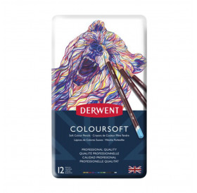 Σετ Μολύβια Coloursoft 12τεμ Derwent Σετ Μολύβια Coloursoft 12τεμ Derwent