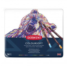 Σετ Μολύβια Coloursoft 24τεμ Derwent Σετ Μολύβια Coloursoft 24τεμ Derwent