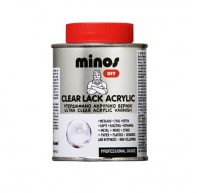 Βερνίκι Υπερδιάφανο Gloss 180ml Minos