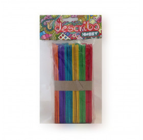 Ξυλάκια Χρωματιστά 150x18mm 80τεμ Ξυλάκια Χρωματιστά 150x18mm 80τεμ