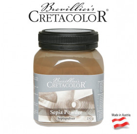Σκόνη Sepia 230g Cretacolor