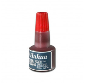 Μελάνι Για Ταμπόν 30ml Κόκκινο Huhua