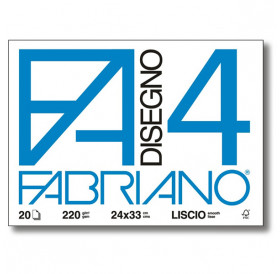 Μπλοκ Fabriano4 24x33cm 220gr 20φυλλο Liscio (Gloss) Fabriano Μπλοκ Fabriano4 24x33cm 220gr 20φυλλο Liscio (Gloss) Fabriano