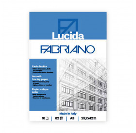 Μπλοκ Lucida Διαφάνεια Α3 30x42cm 82gr 10φ Fabriano