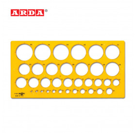 Στένσιλ Κύκλων 2-30mm Arda Στένσιλ Κύκλων 2-30mm Arda