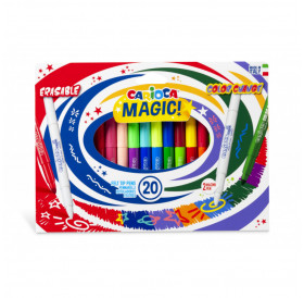 Μαρκαδόροι Magic + Erasable 20τεμ Carioca