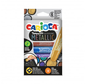 Τέμπερα σε Stick Temperello Metallic Σετ 6τεμ Carioca