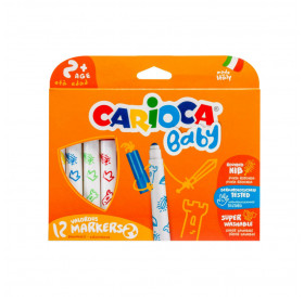 Μαρκαδόροι Baby Σετ 12τεμ 2+ Carioca