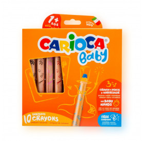 Σετ Baby 10τεμ Με Ξύστρα 1+ Carioca Σετ Baby 10τεμ Με Ξύστρα 1+ Carioca