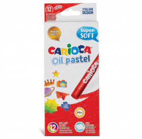 Σετ Παστέλ Λαδιού 12τεμ Carioca