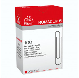 Συνδετήρες Romaclip No.6 100τεμ