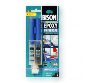 Κόλλα 2 Συστατικών Epoxy Universal 2x12ml Bison