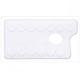 Παλέτα Μεταλλική Ορθογώνια 13 θέσεις 10,6X20cm Talens
