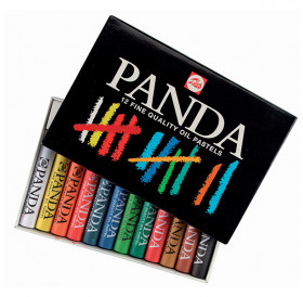 Σετ Παστέλ Λαδιού 12τεμ Panda Talens
