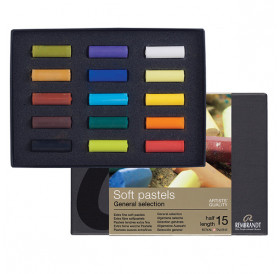 Σετ Soft Παστελ Rembrandt (μισά) 15.5τμχ Talens