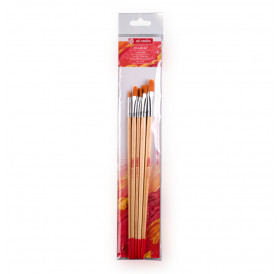 Σετ Με 5 Συνθετικά Πινέλα Μακρύ Χαρούλι Art Creation Talens Σετ Με 5 Συνθετικά Πινέλα Μακρύ Χαρούλι Art Creation Talens