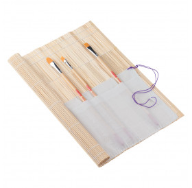 Θήκη Πινέλων Bamboo με Υφασμα Art Creation Talens