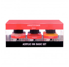 Σετ Ακρυλικό Μελάνι Amsterdam 6τεμ 30ml