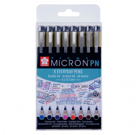 Μαρκαδόροι Σετ Pigma Micron PN 8τεμ Sakura Μαρκαδόροι Σετ Pigma Micron PN 8τεμ Sakura