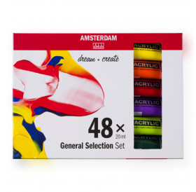 Σετ Ακρυλικά Amsterdam 48 Τεμ. 20ml Talens