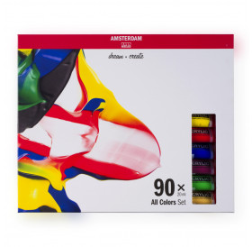 Σετ Ακρυλικά Amsterdam 90 Τεμ. 20ml Talens