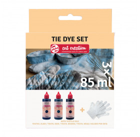 Σετ Χρώματα tie-dye Για Ύφασμα 3x85ml Black Art Creation Talens Σετ Χρώματα tie-dye Για Ύφασμα 3x85ml Black Art Creation Talens