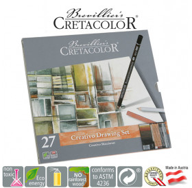 Σετ Creativo Drawing 27τεμ Cretacolor Σετ Creativo Drawing 27τεμ Cretacolor