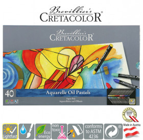 Παστέλ Νερού Σετ Aqua Stick 40τεμ Cretacolor
