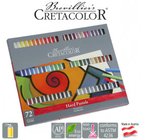 Σετ Καρέ Παστέλ 72τεμ Cretacolor