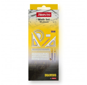 Χαρακες Σετ 10τεμ Math Set AR80011 Aristo