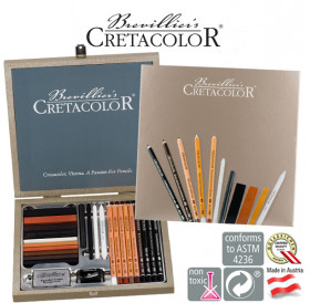 Σετ Passion Box Sketching & Drawing 25τεμ Cretacolor Σετ Passion Box Sketching & Drawing 25τεμ Cretacolor