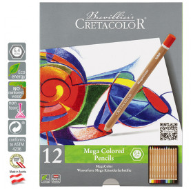 Σετ Μολύβια MEGA COLOR 12τεμ Cretacolor Σετ Μολύβια MEGA COLOR 12τεμ Cretacolor
