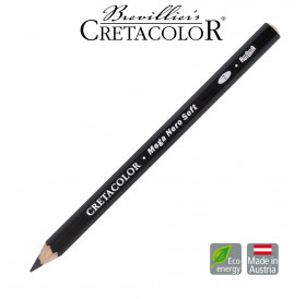 Μολύβι Mega Nero Pencil 2 Greasy Soft Cretacolor