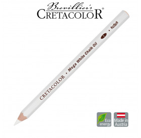 Μολύβι Mega White Chalk Oil Cretacolor