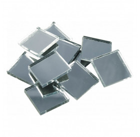 Ψηφίδα Καθρέφτης Silver Classic 10X10X4mm 100gr